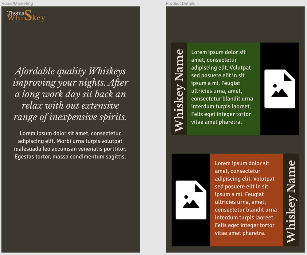 Thomas's Whiskeys - image 8 - student project