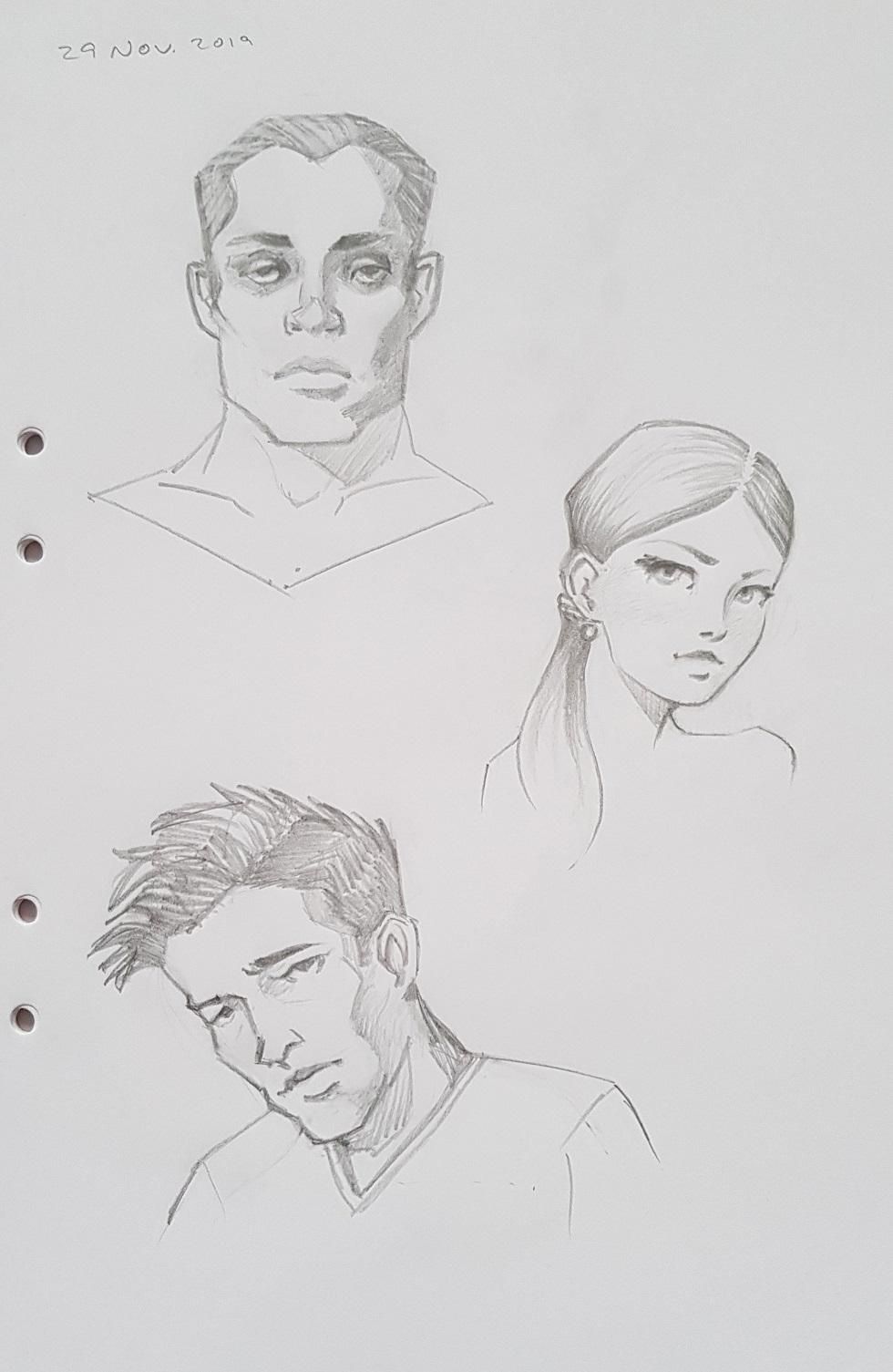 Character portraits and figures - image 1 - student project