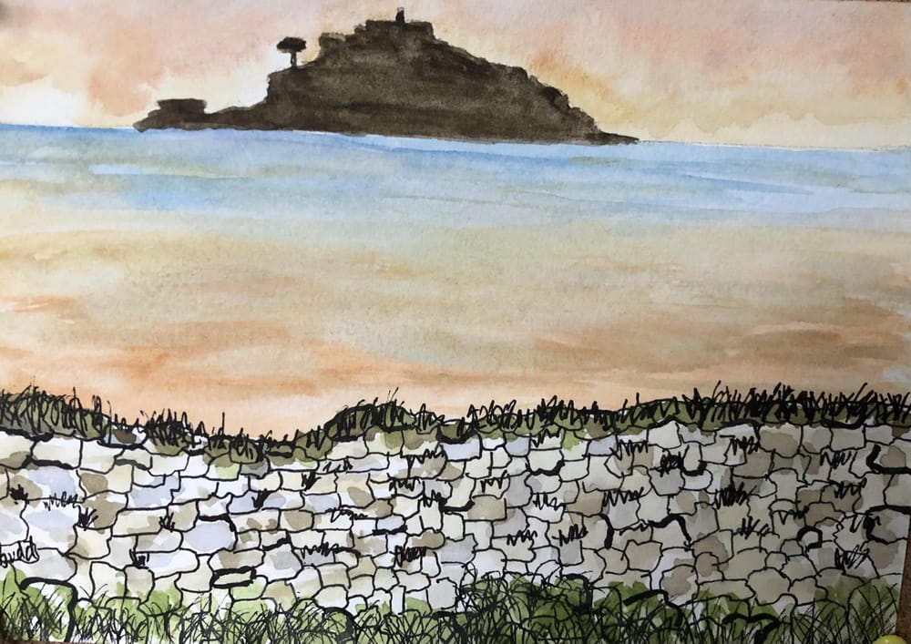 Bridge Pic + own water colour pic - image 2 - student project