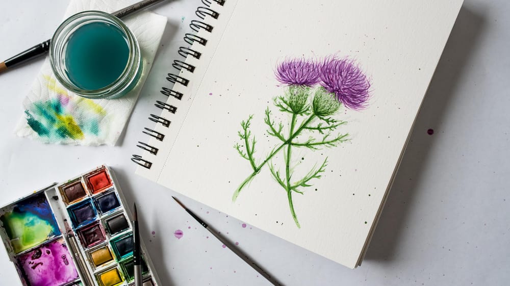 Thistle and Blue - image 1 - student project