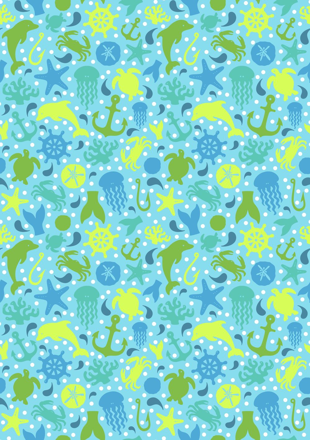 Half Drop Repeat Pattern - image 1 - student project