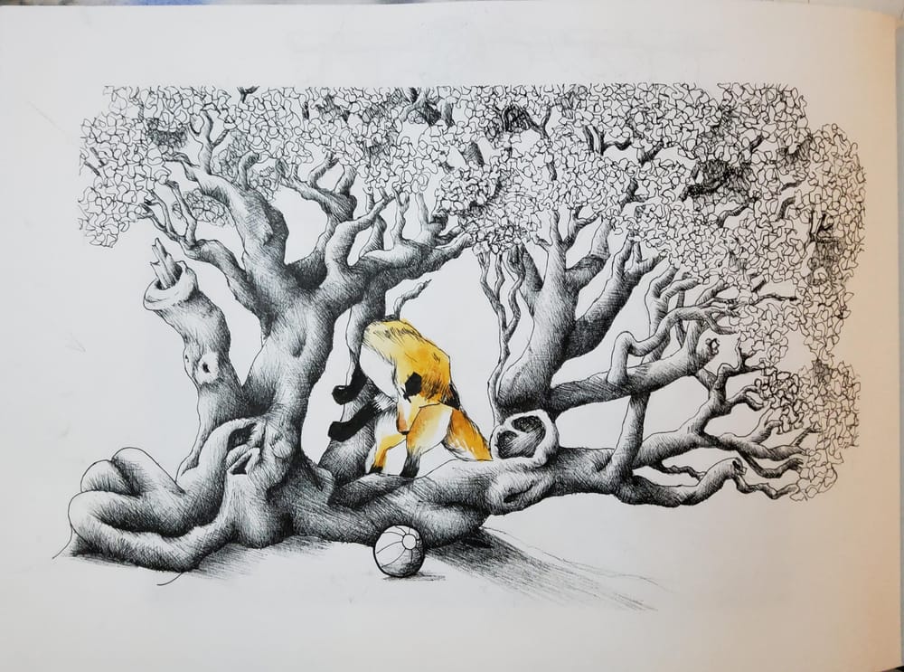 Illustrations ink fairy tale - image 2 - student project