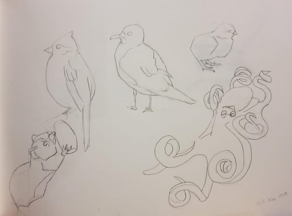 Animal illustration - image 1 - student project