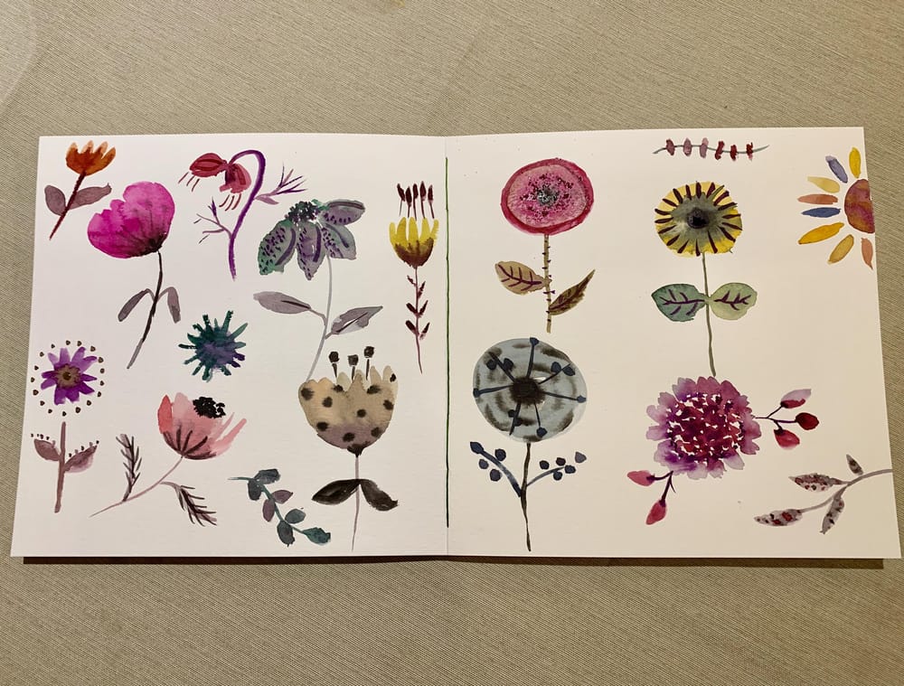 Modern Florals Class - image 1 - student project