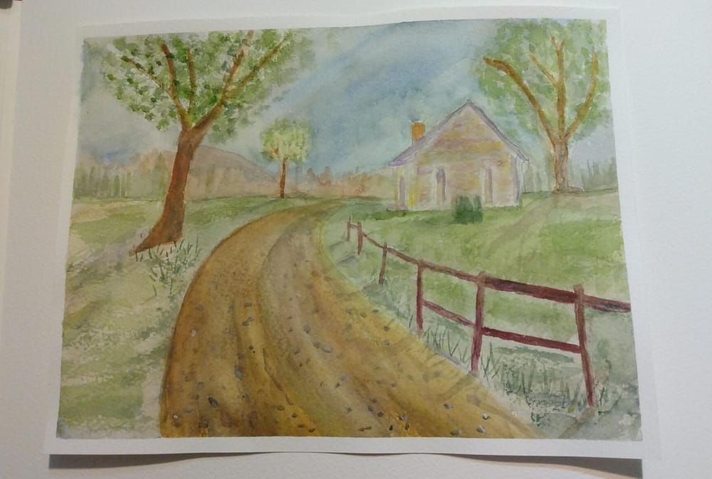 Country Road & Abstract - image 1 - student project