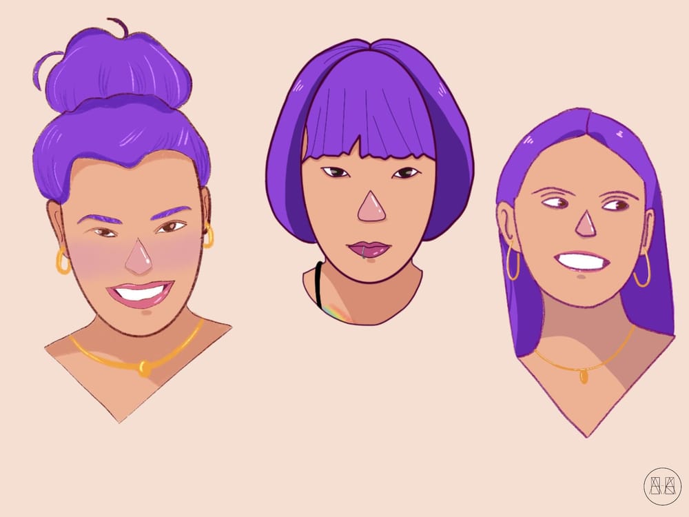 Cartoon stylized portrait - image 1 - student project