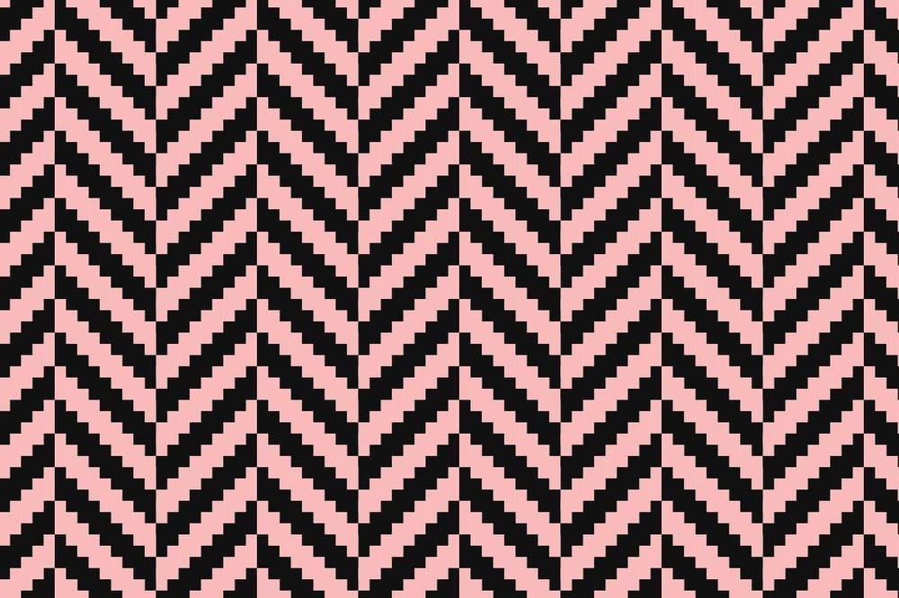Herringbone weave pattern in Procreate - image 1 - student project