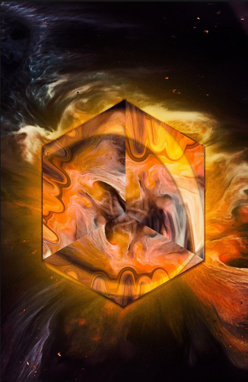 3D Geometric Abstract Cube - image 1 - student project