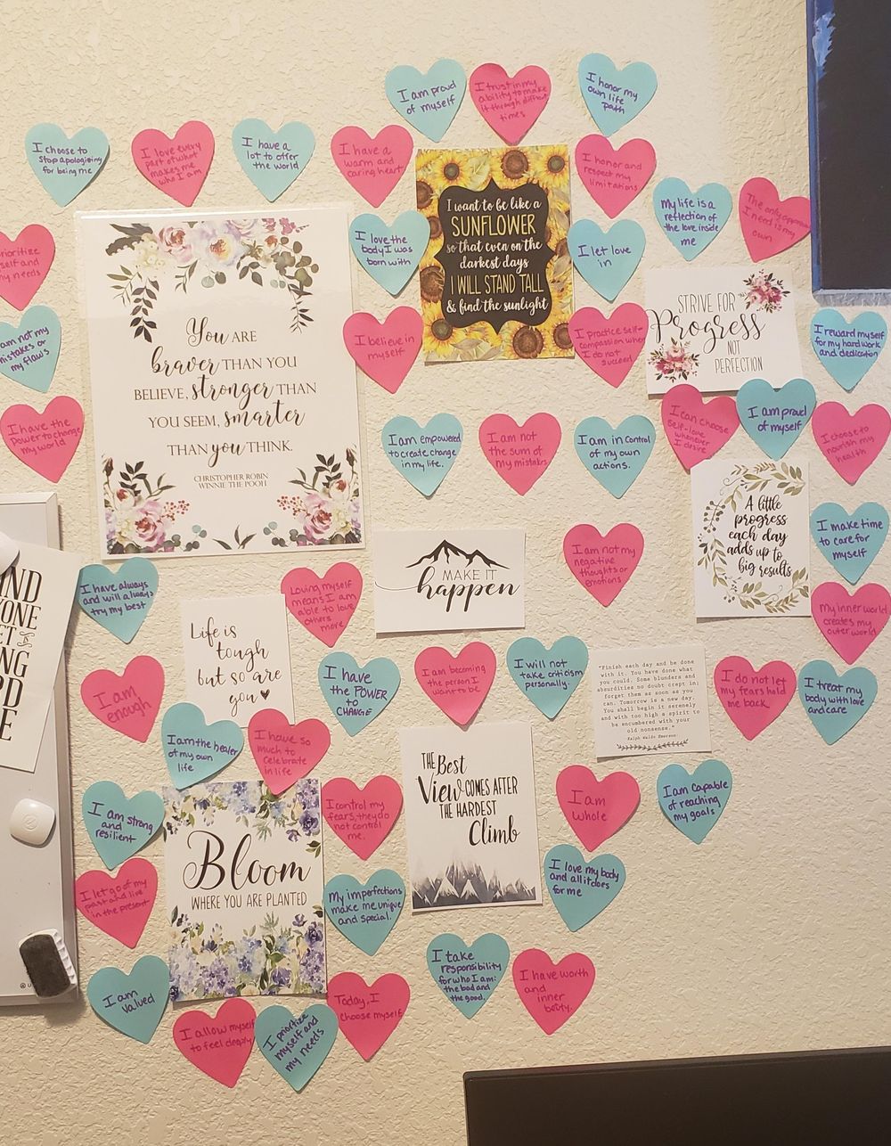 My Affirmation Wall - image 1 - student project