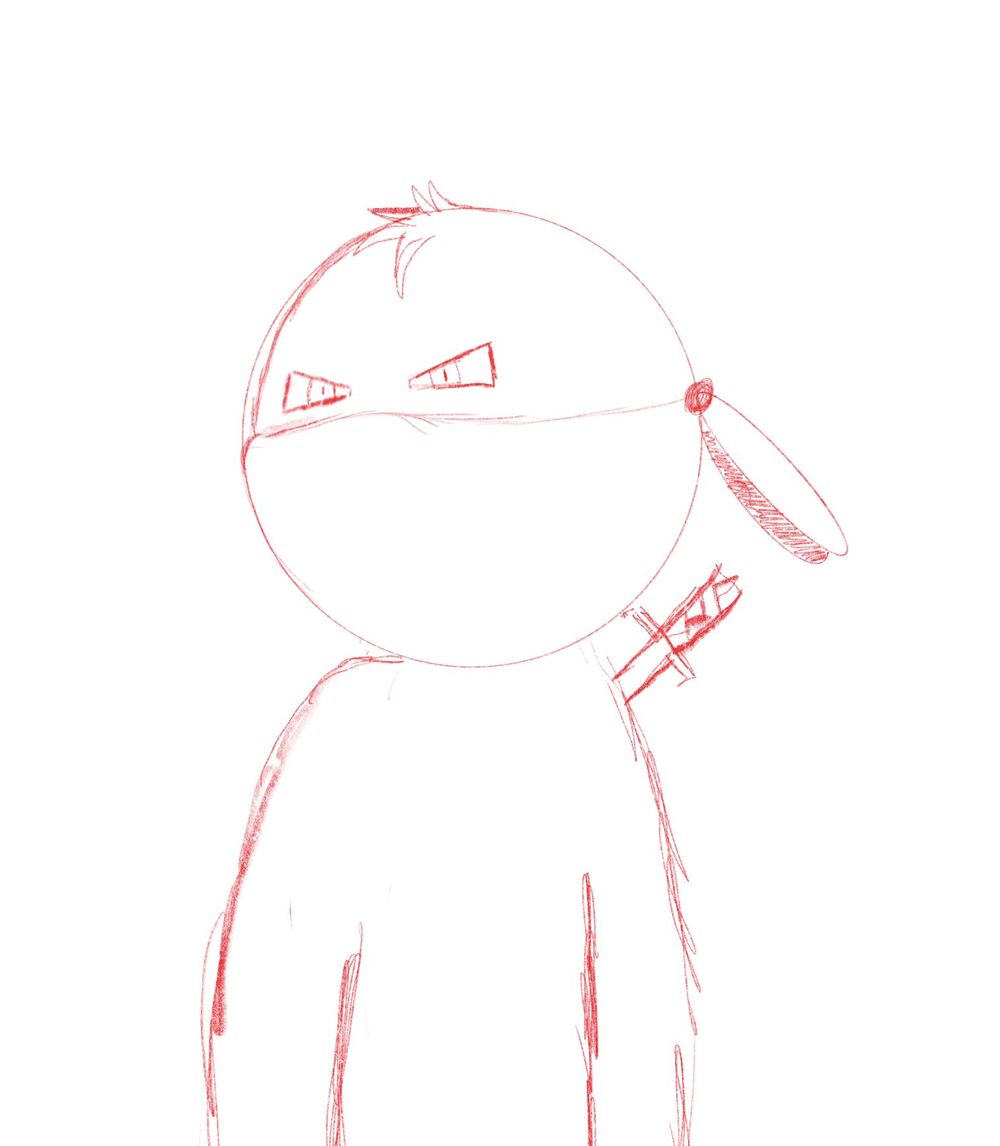 5 minute character design - image 2 - student project