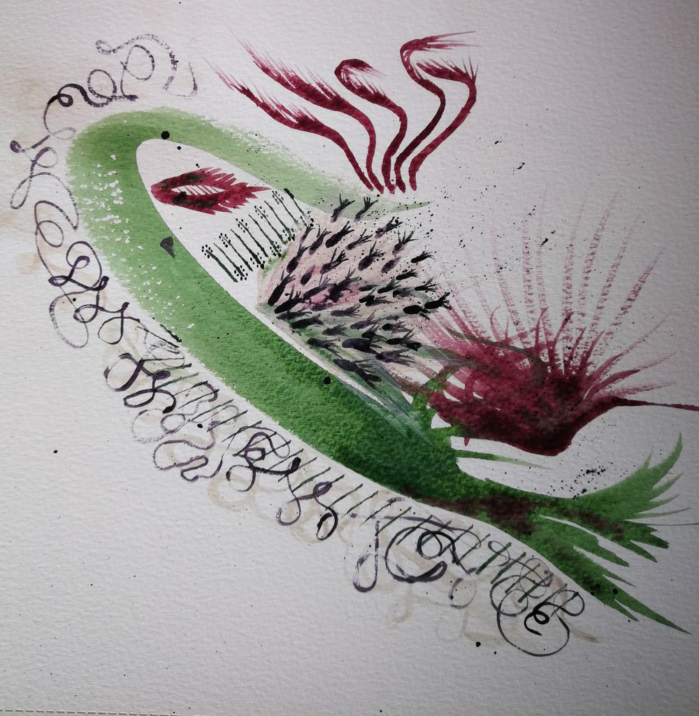 Playing with watercolor - image 1 - student project