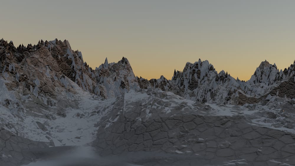 Mountain Scene - image 1 - student project