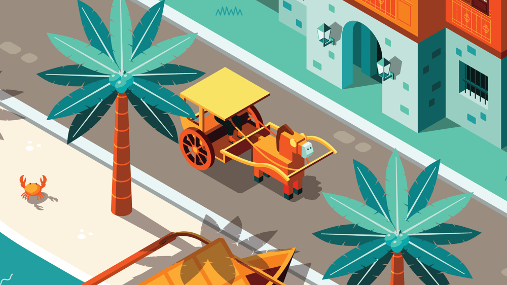 3D Illustration of an Old Filipino Town - image 2 - student project