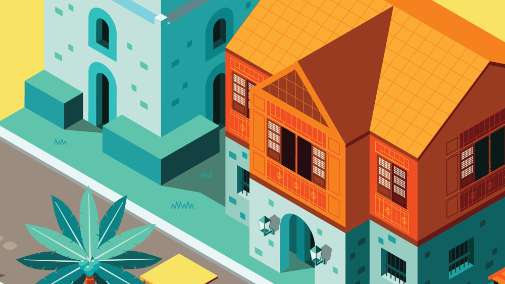 3D Illustration of an Old Filipino Town - image 3 - student project