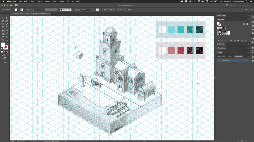 3D Illustration of an Old Filipino Town - image 1 - student project