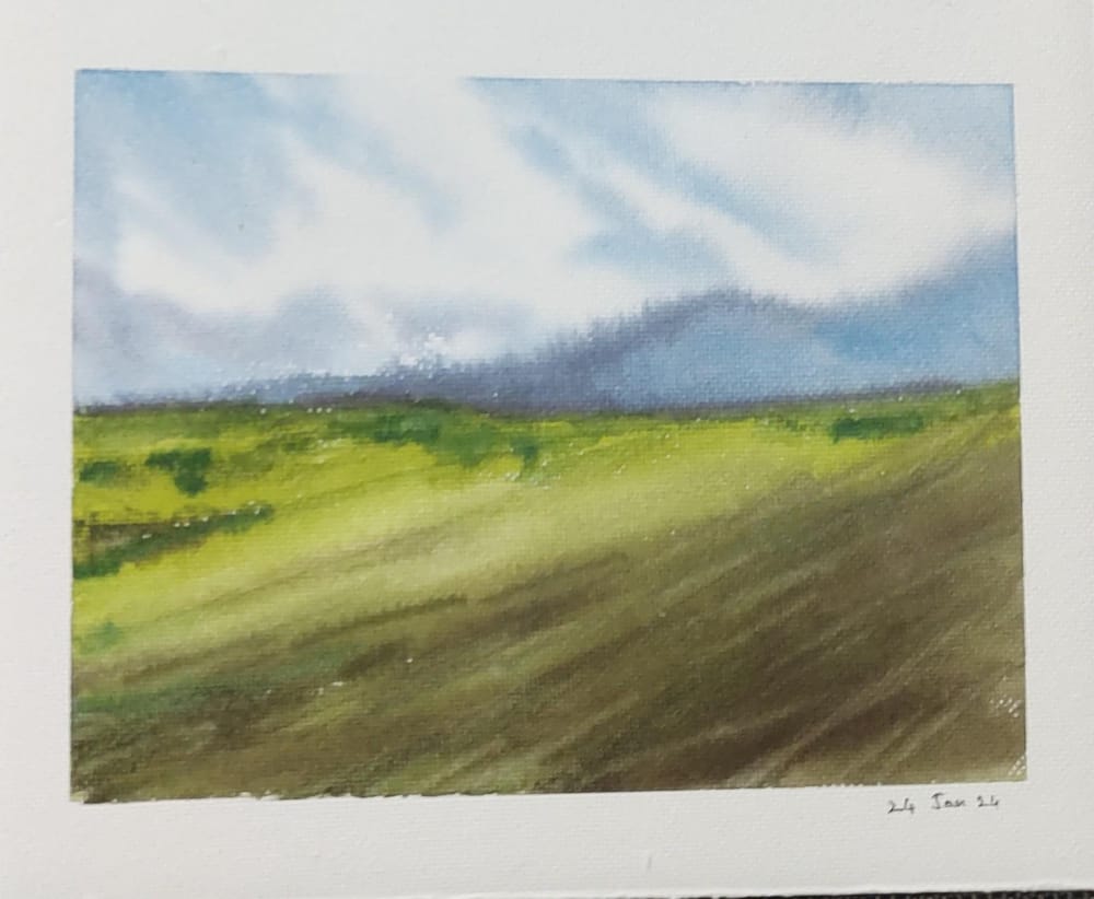 Limited colour landscape - image 2 - student project