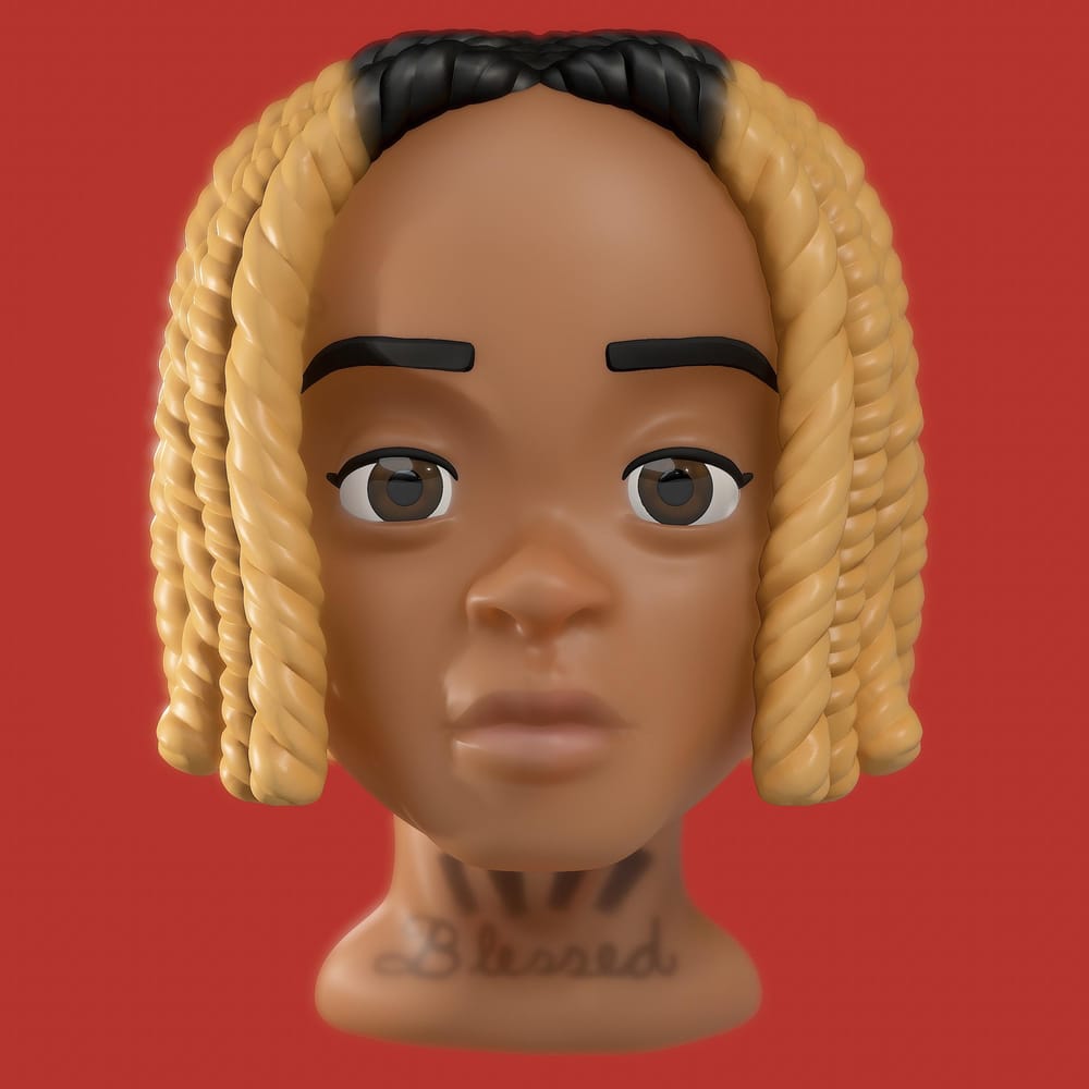 My Attempt At Making Lil Durk Stylized - image 1 - student project