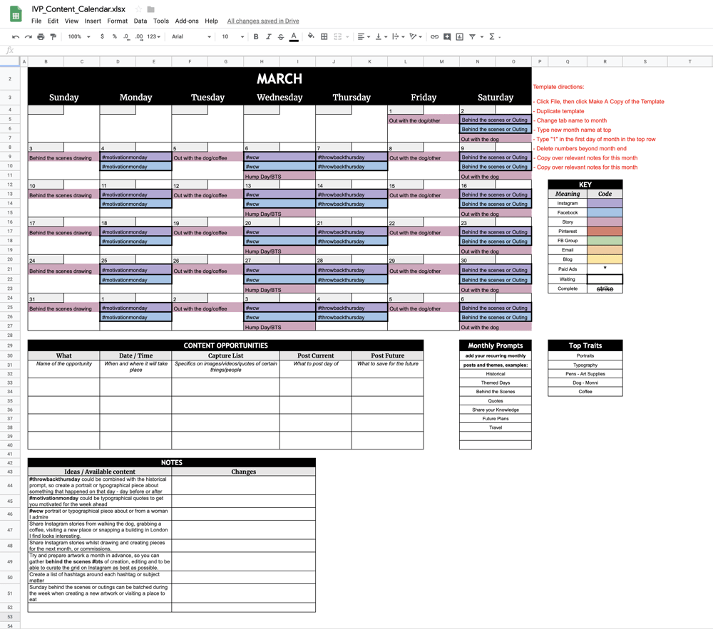Content Calendar for It's Very Purdi - image 1 - student project