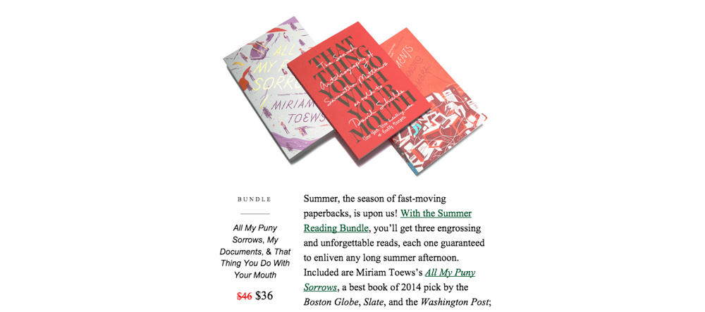 A Brand Newsletter That Feels Like a Bookstore - image 4 - student project