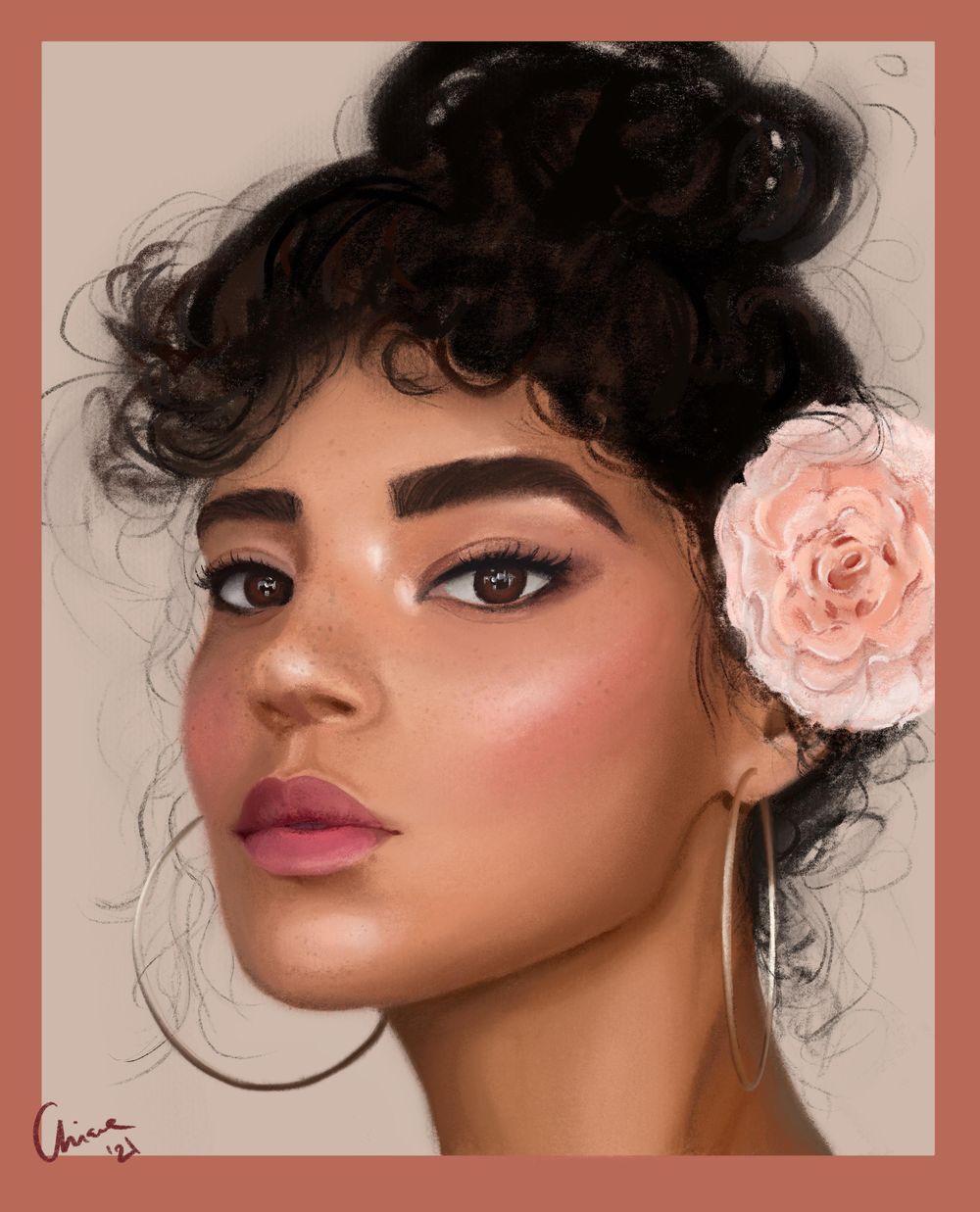 Procreate Portrait - image 1 - student project