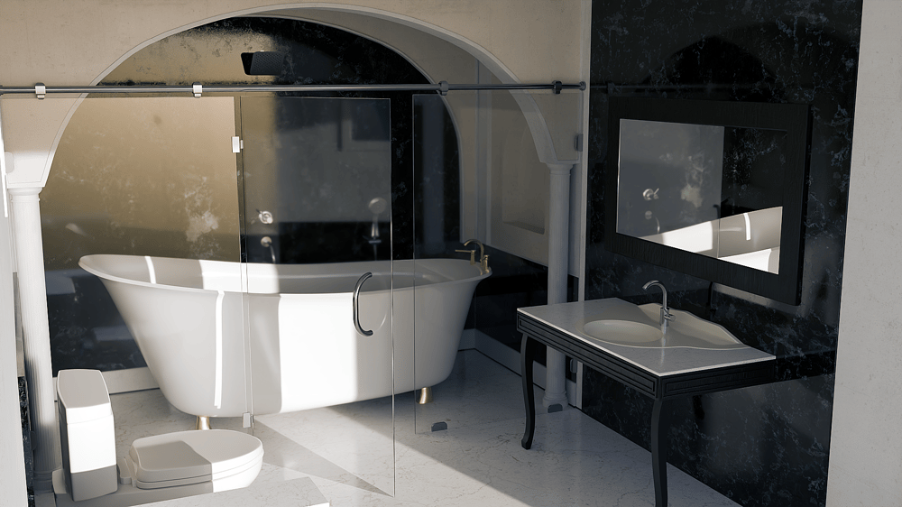 Bathroom Renders - image 1 - student project