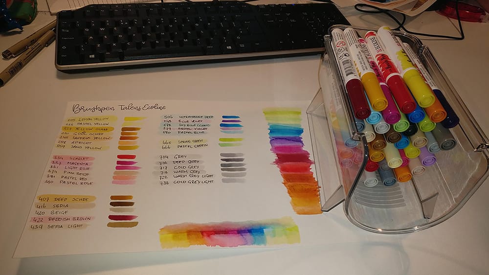 Different watercoloring tools - image 6 - student project