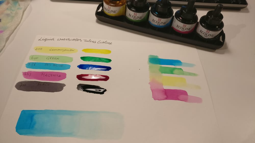 Different watercoloring tools - image 7 - student project