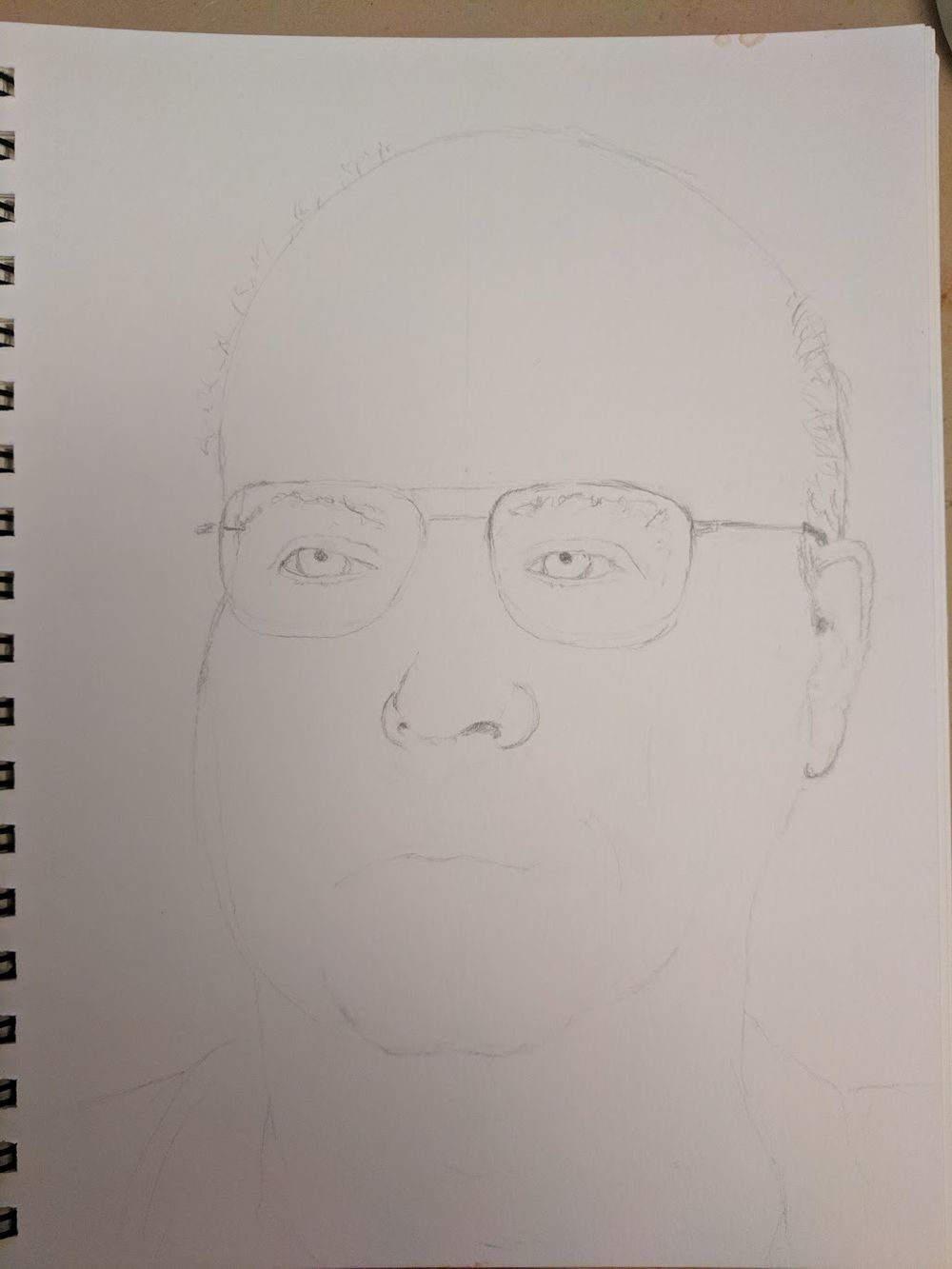 Muse and sketch in prep for painting - image 1 - student project