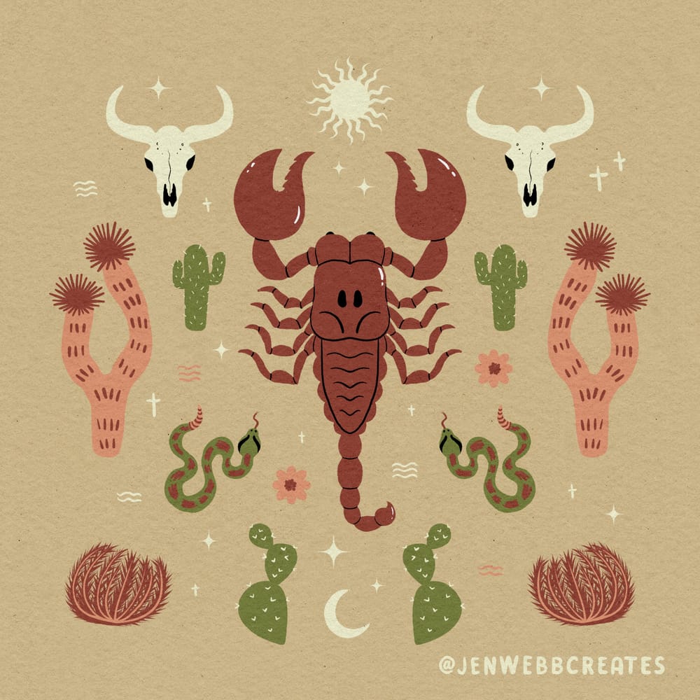 Moth & Scorpion Symmetry - image 2 - student project