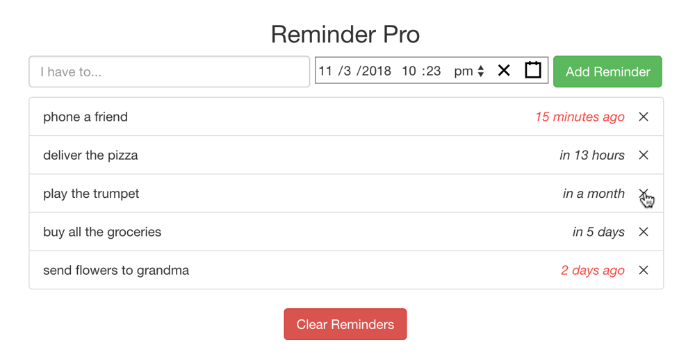 Slightly improved ReminderPro - image 1 - student project