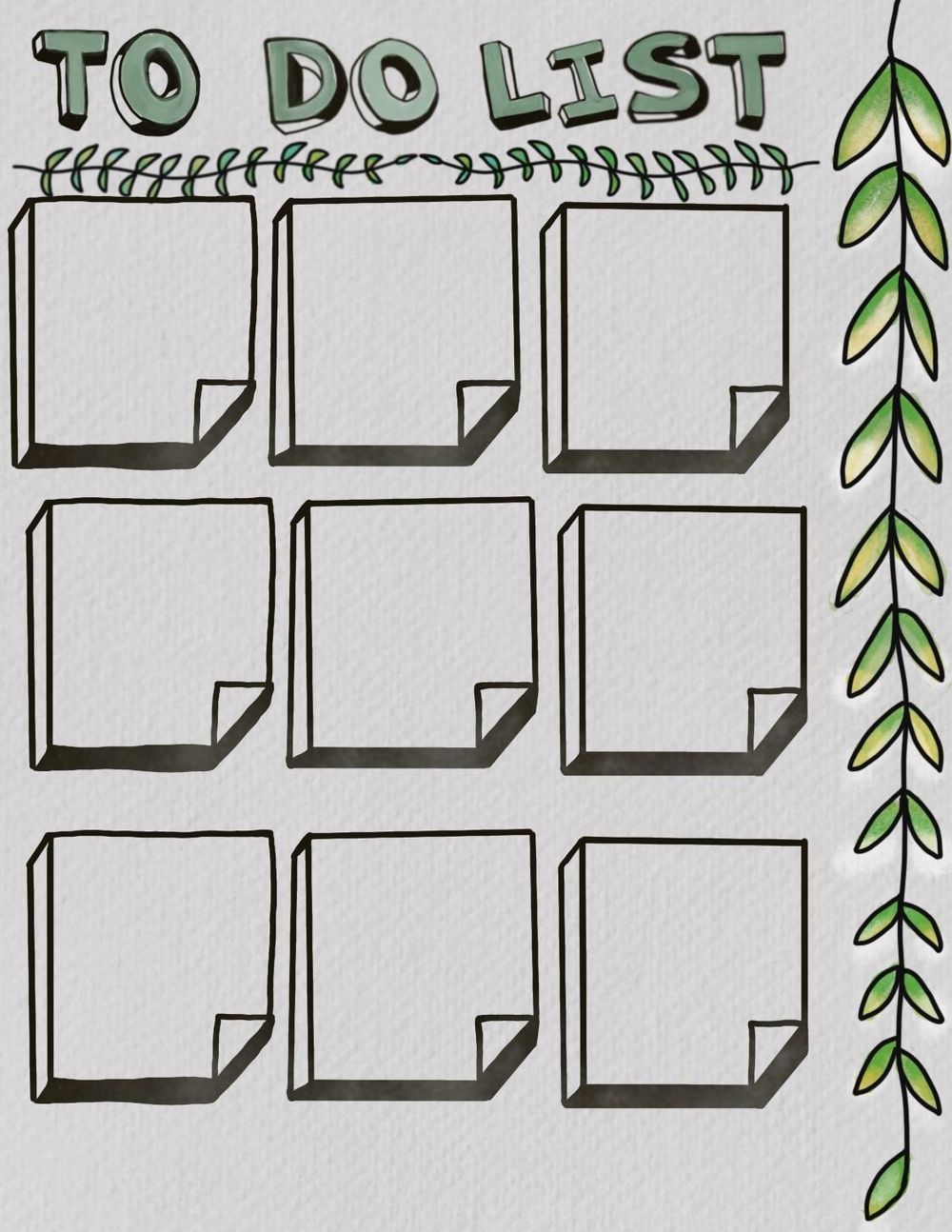 Daily and To Do List Template - image 1 - student project