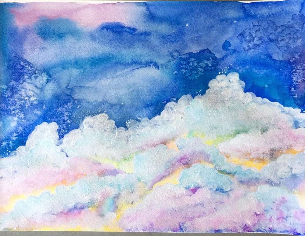 Watercolor & Mixed Media Class - image 5 - student project