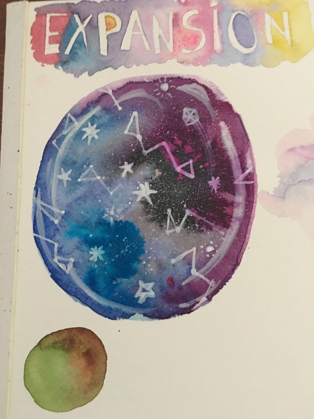 Watercolor & Mixed Media Class - image 2 - student project