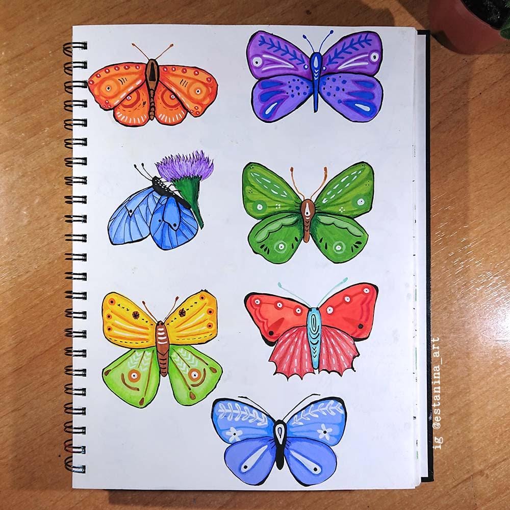 My butterflies - image 2 - student project