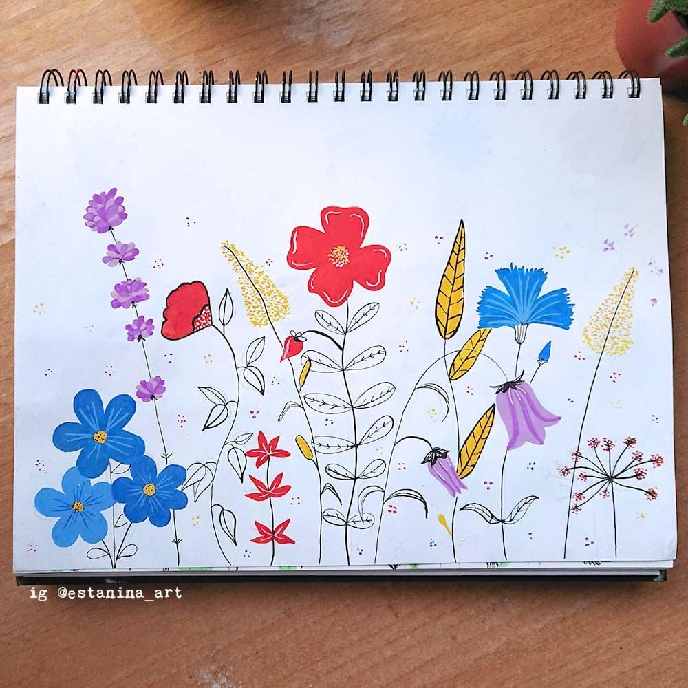 My flower meadow - image 4 - student project