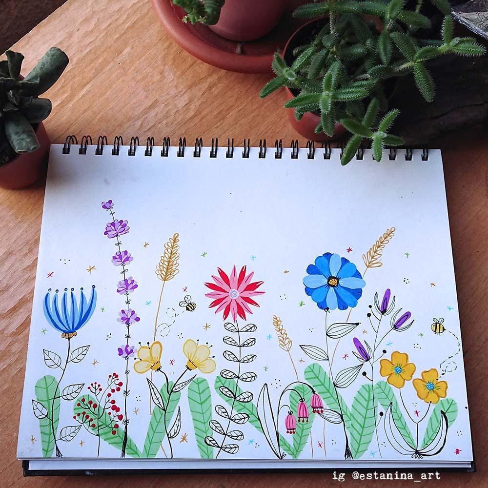 My flower meadow - image 1 - student project