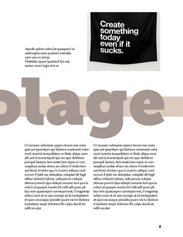 Magazine Spread - image 2 - student project