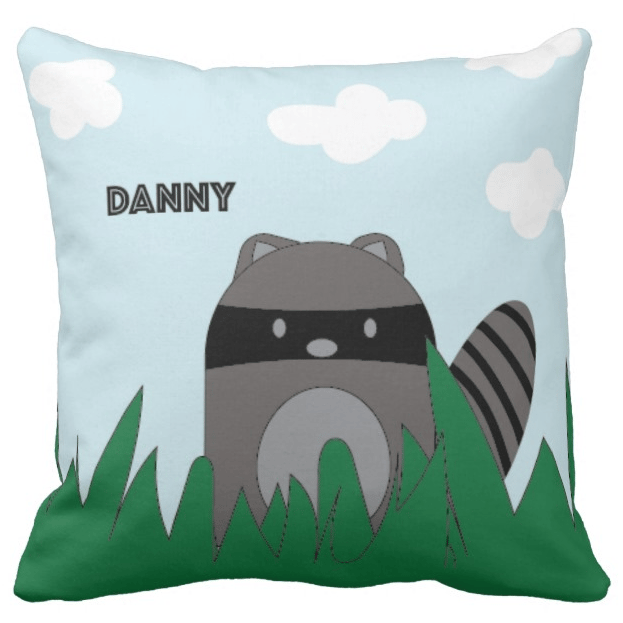 Raccoon Pillow for Danny - image 1 - student project
