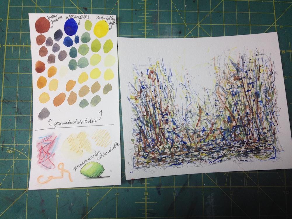 Mixing Watercolors - image 4 - student project