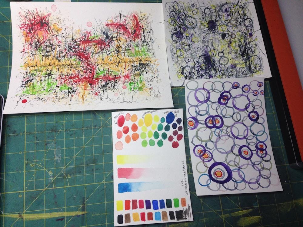 Mixing Watercolors - image 6 - student project