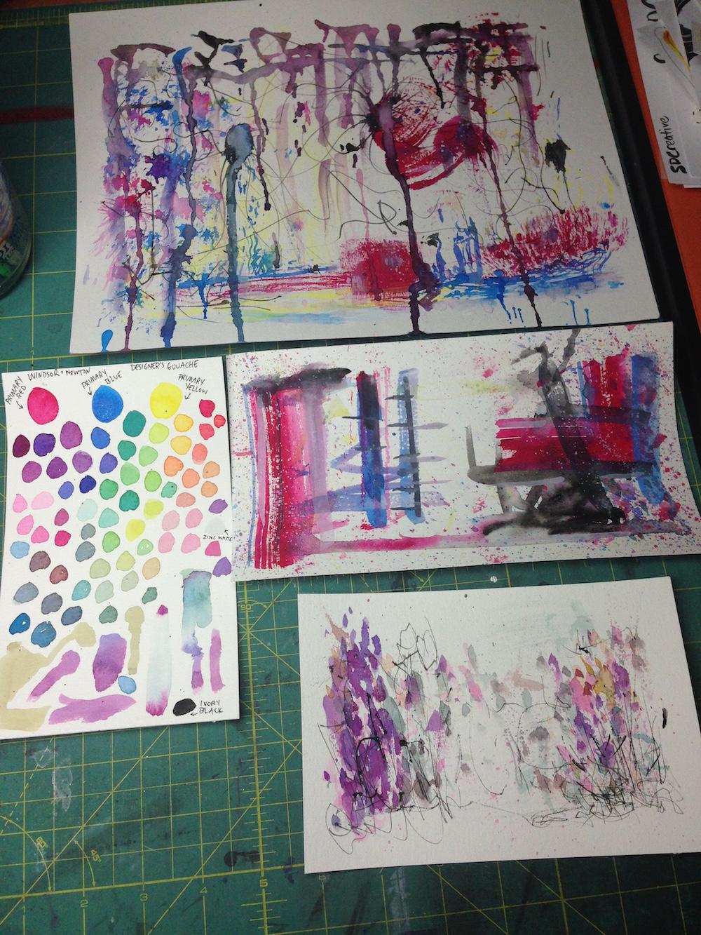 Mixing Watercolors - image 5 - student project
