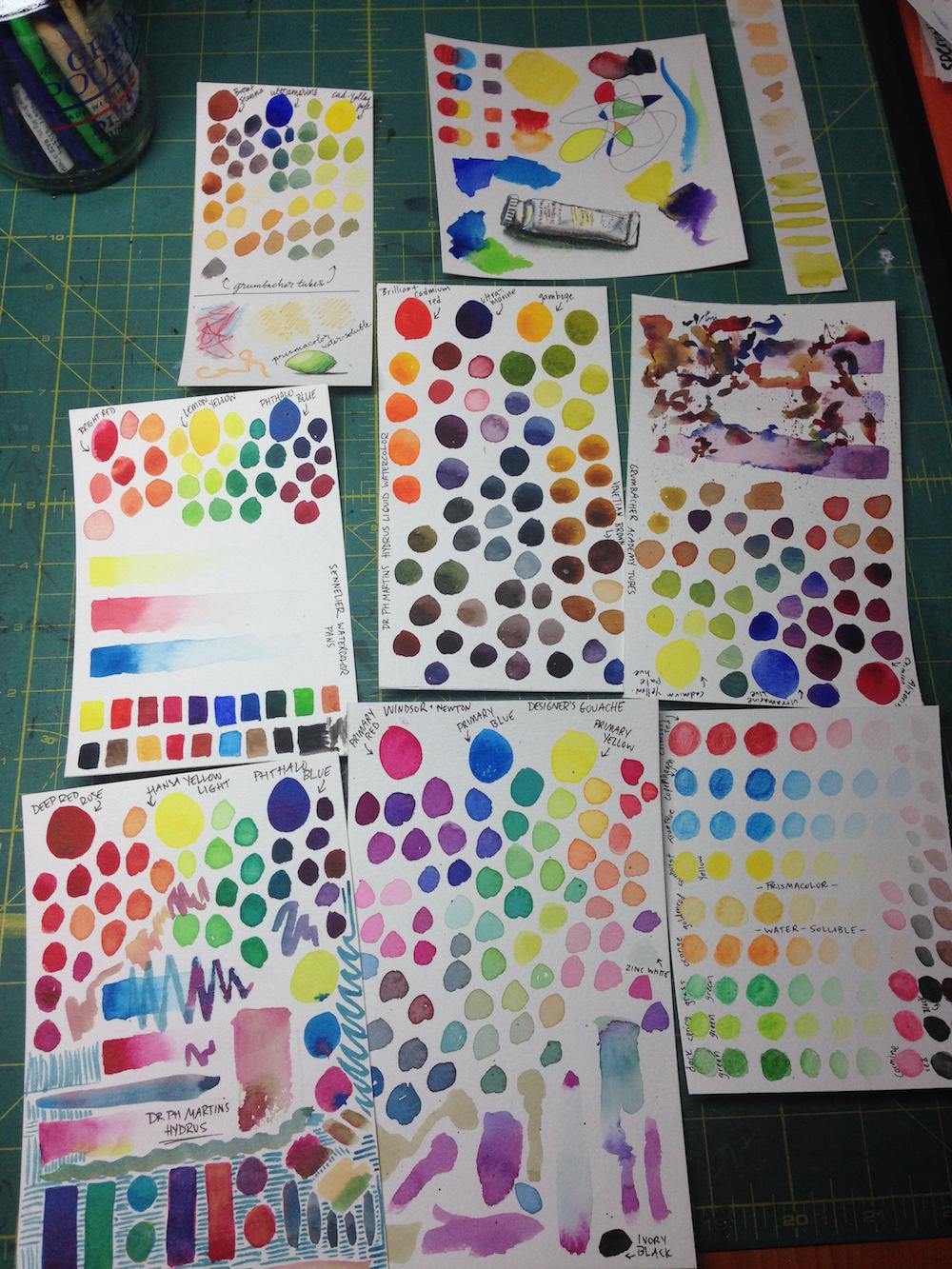 Mixing Watercolors - image 1 - student project