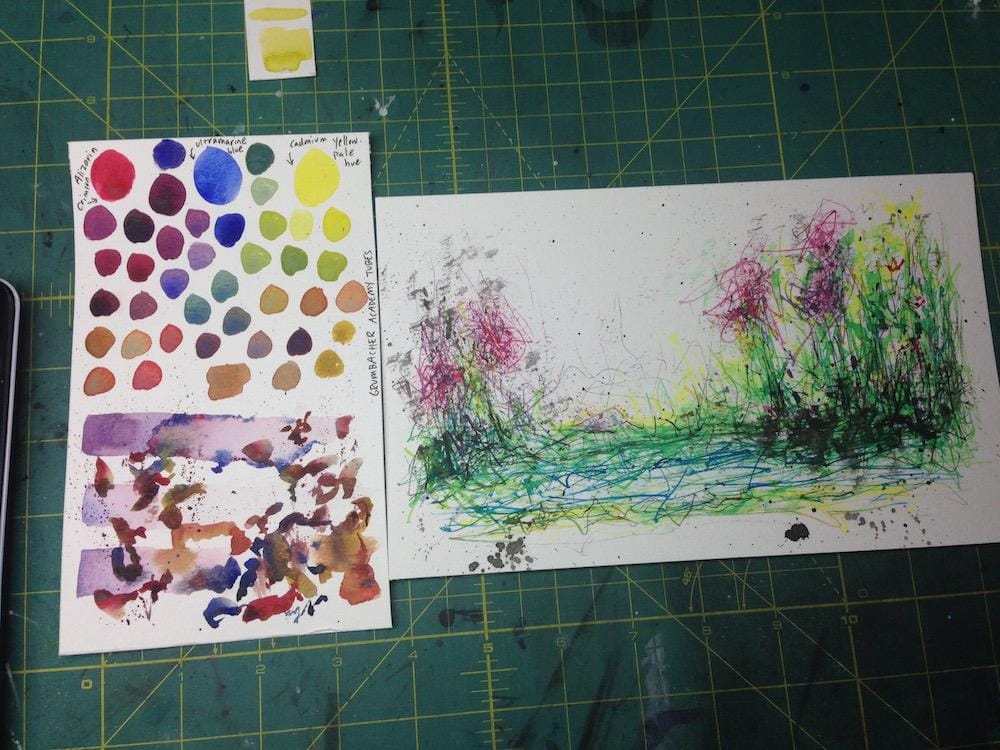 Mixing Watercolors - image 3 - student project