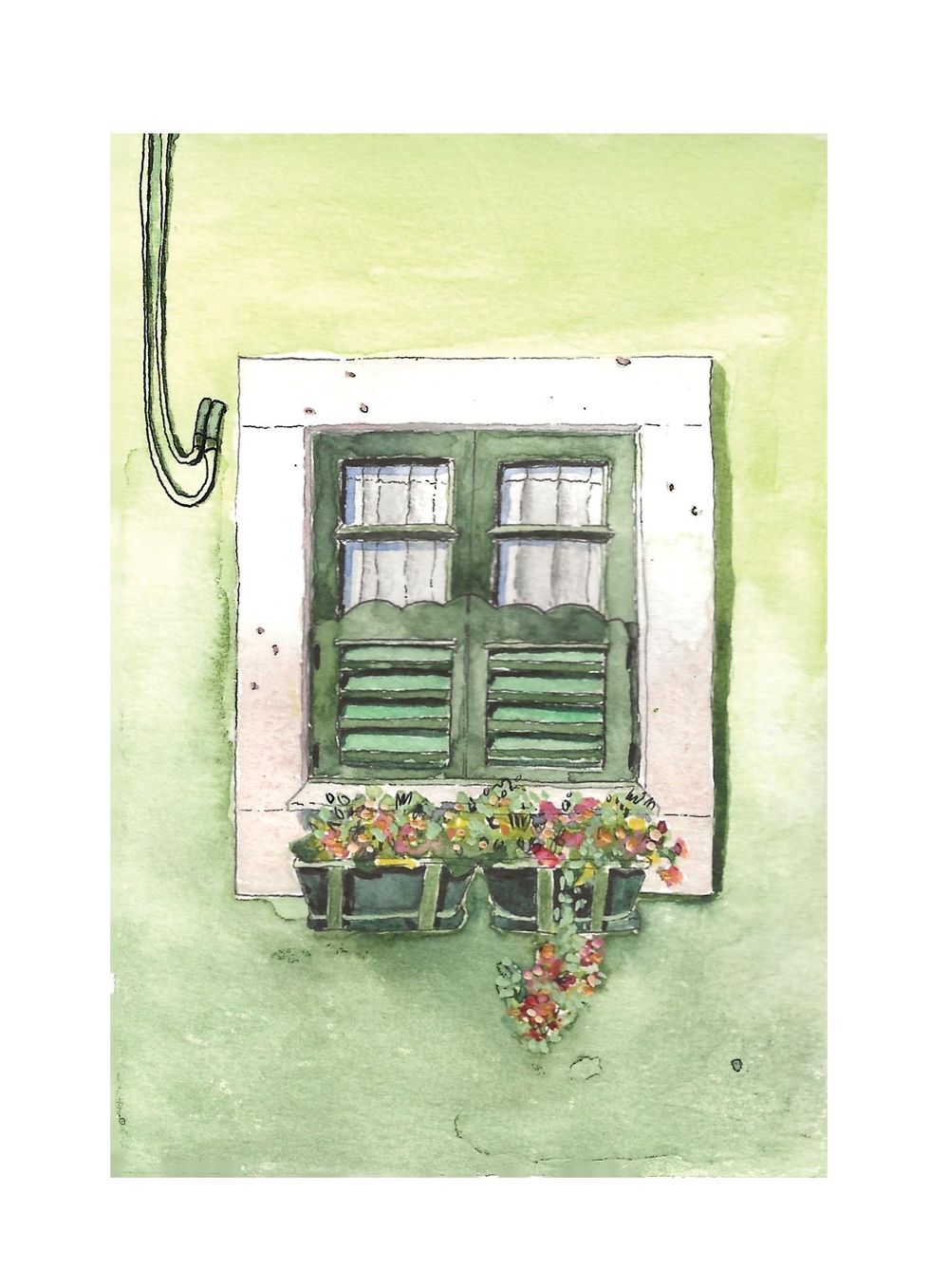 Window in Watercolor - image 1 - student project