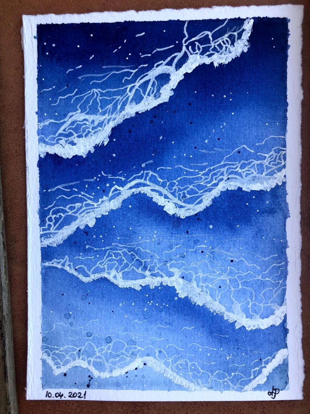 Waves Watercolour - image 2 - student project