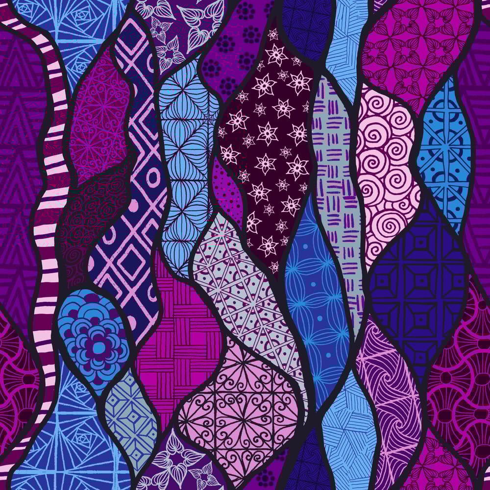 Zentangle waves - image 2 - student project