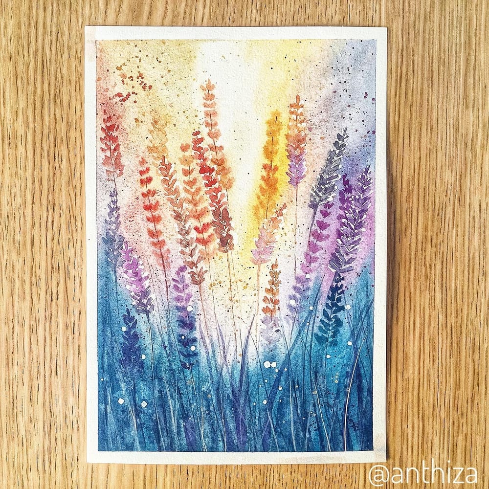 Lavender field - image 1 - student project