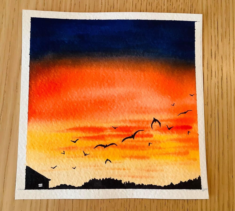 birds in the sky - image 2 - student project