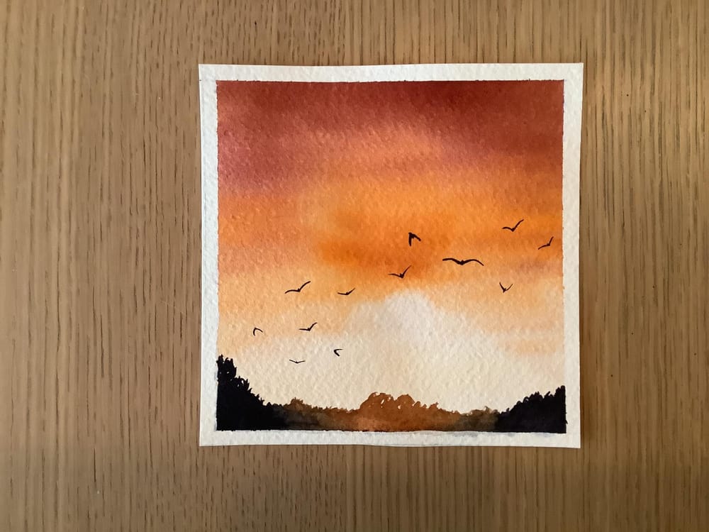 birds in the sky - image 1 - student project