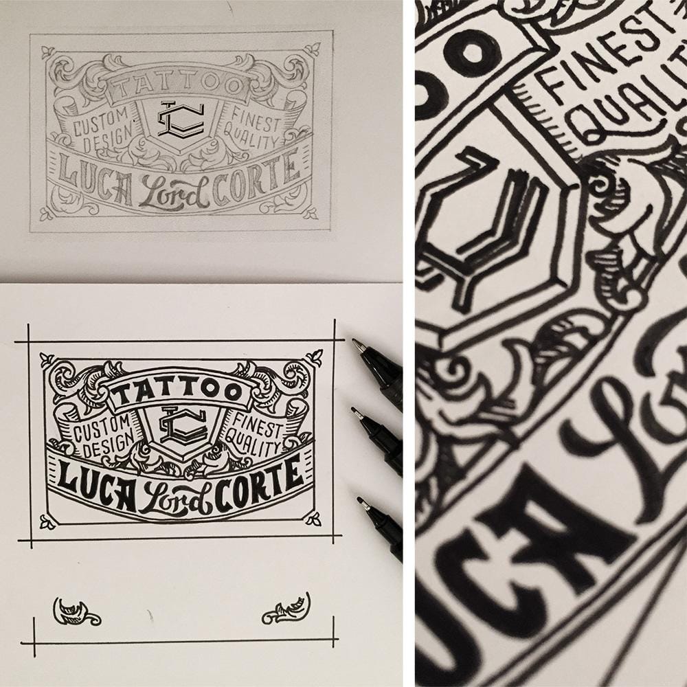 Tattoo Business Card - image 6 - student project